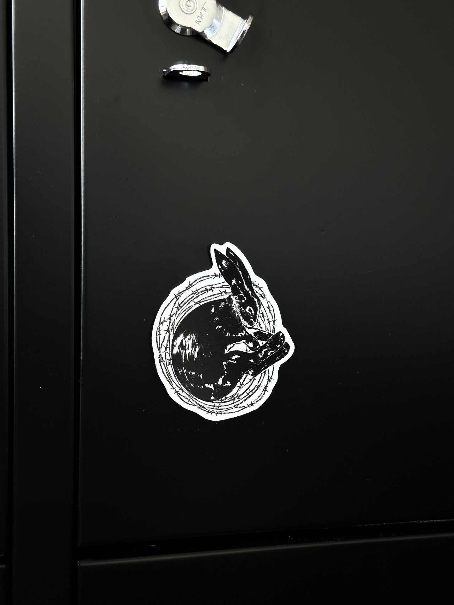 BARBED BUNNY sticker