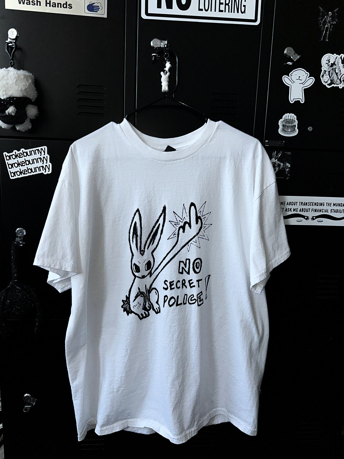 NO SECRET POLICE unisex tee *