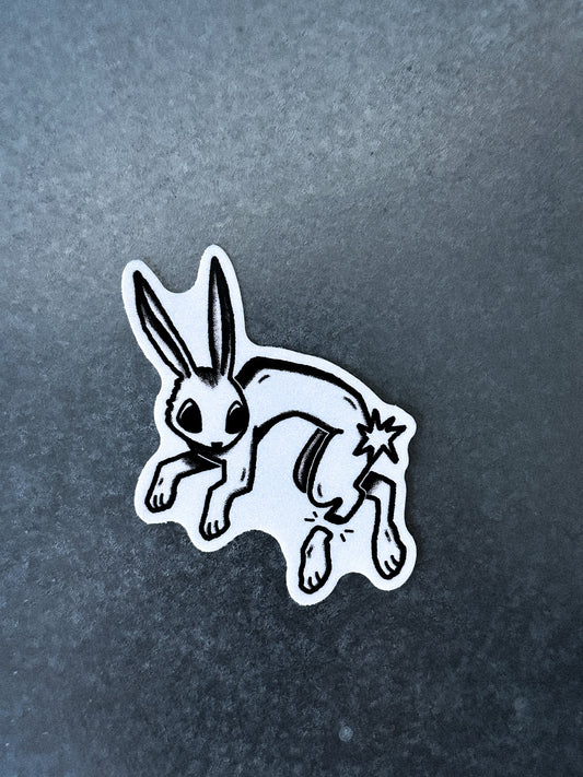 BROKE BUNNY sticker