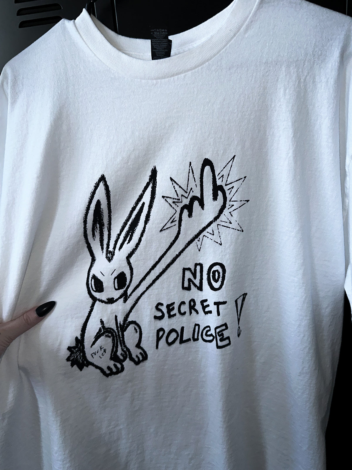 NO SECRET POLICE unisex tee *