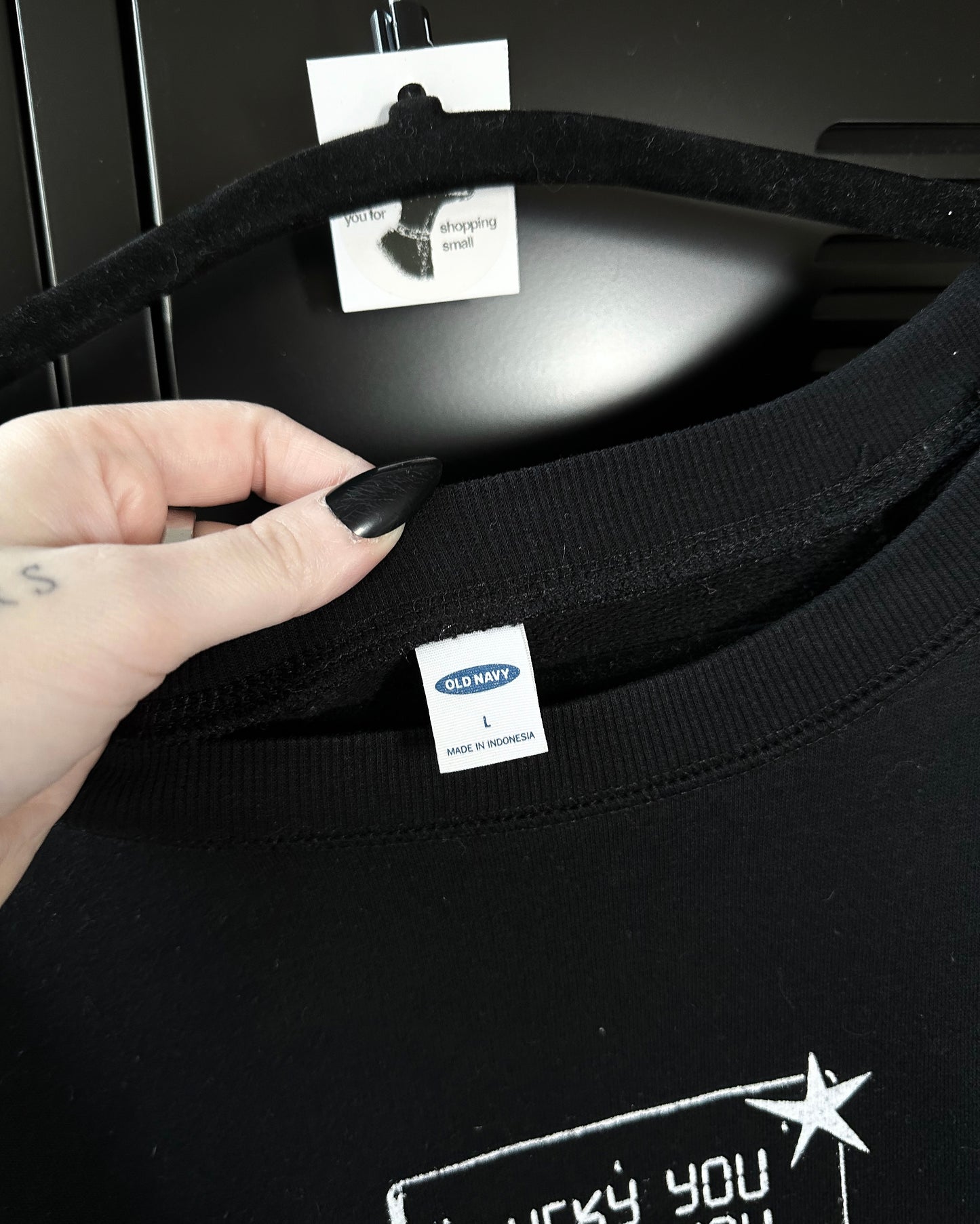 LUCKY YOU crew - L