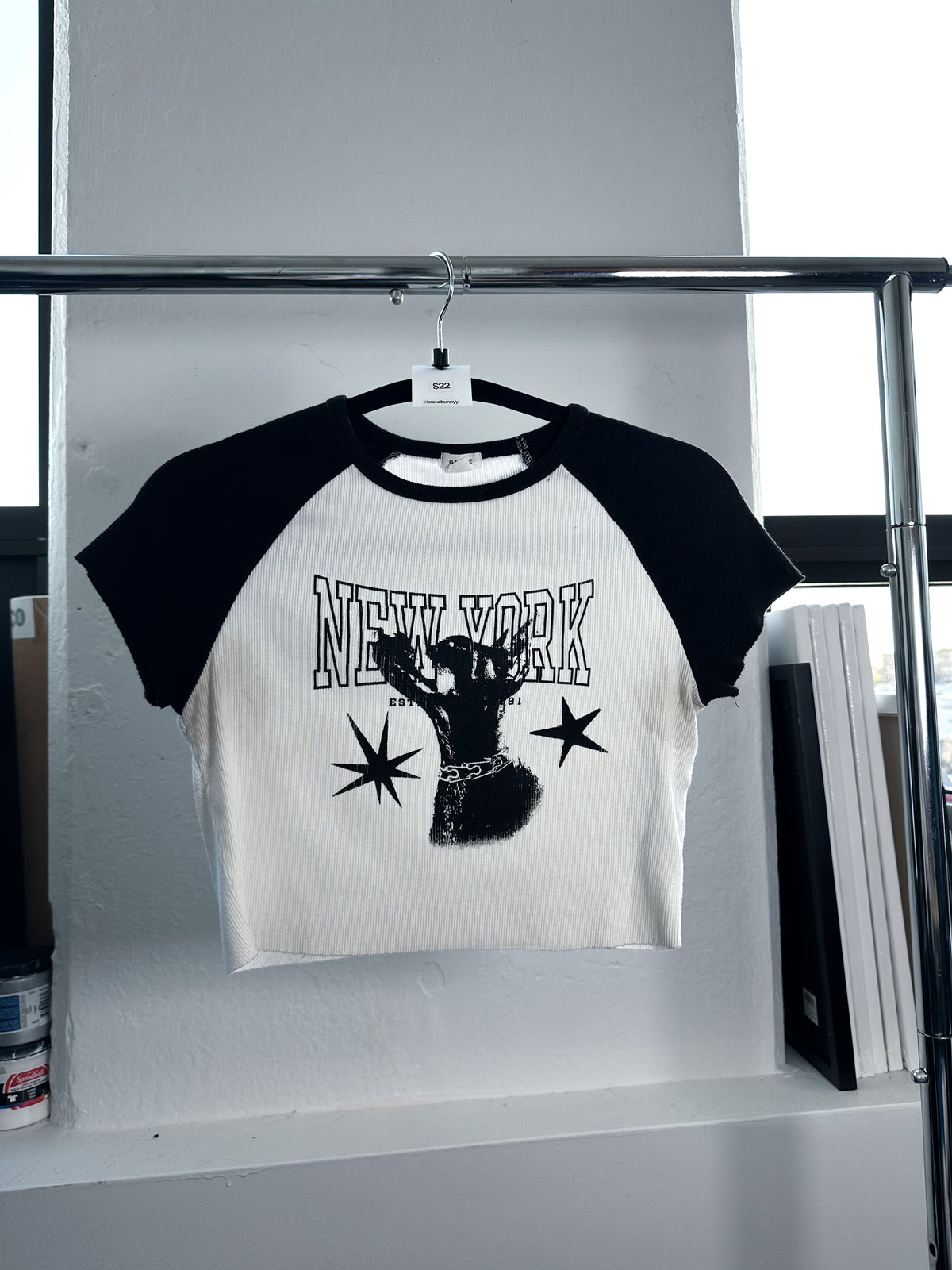 STAR PUP NY baby tee - M