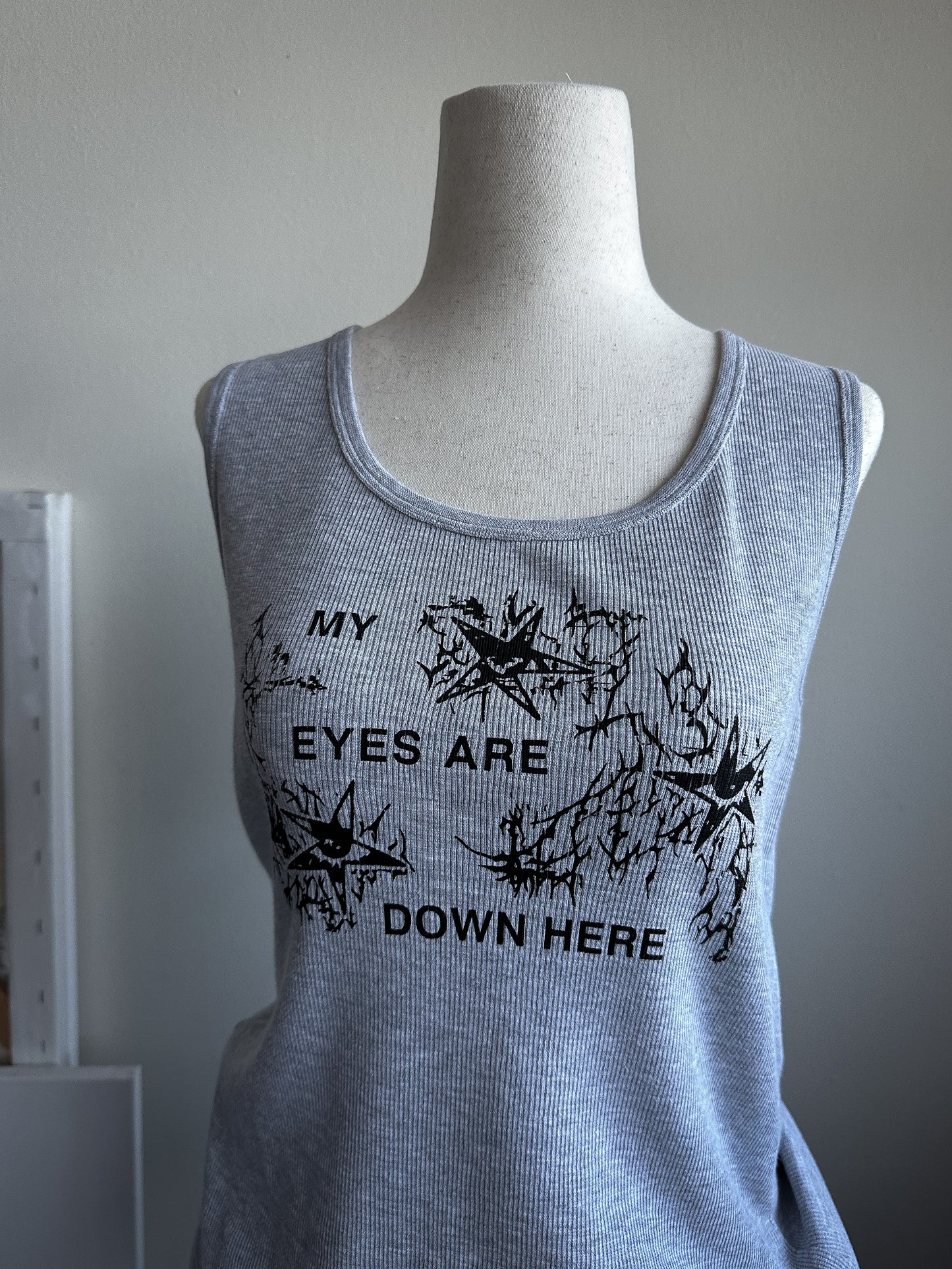 MY EYES ARE DOWN HERE Tank - XL
