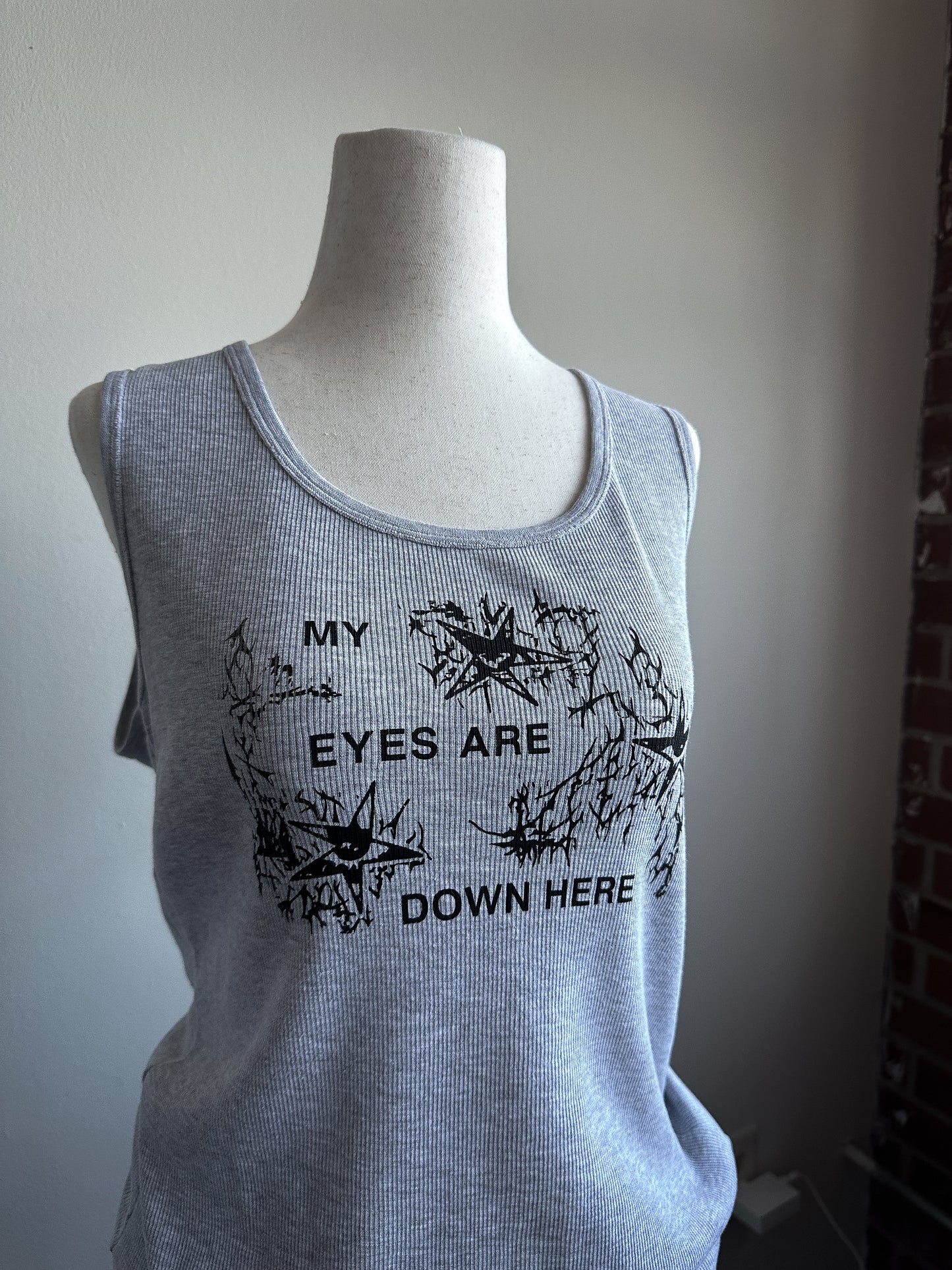 MY EYES ARE DOWN HERE Tank - XL