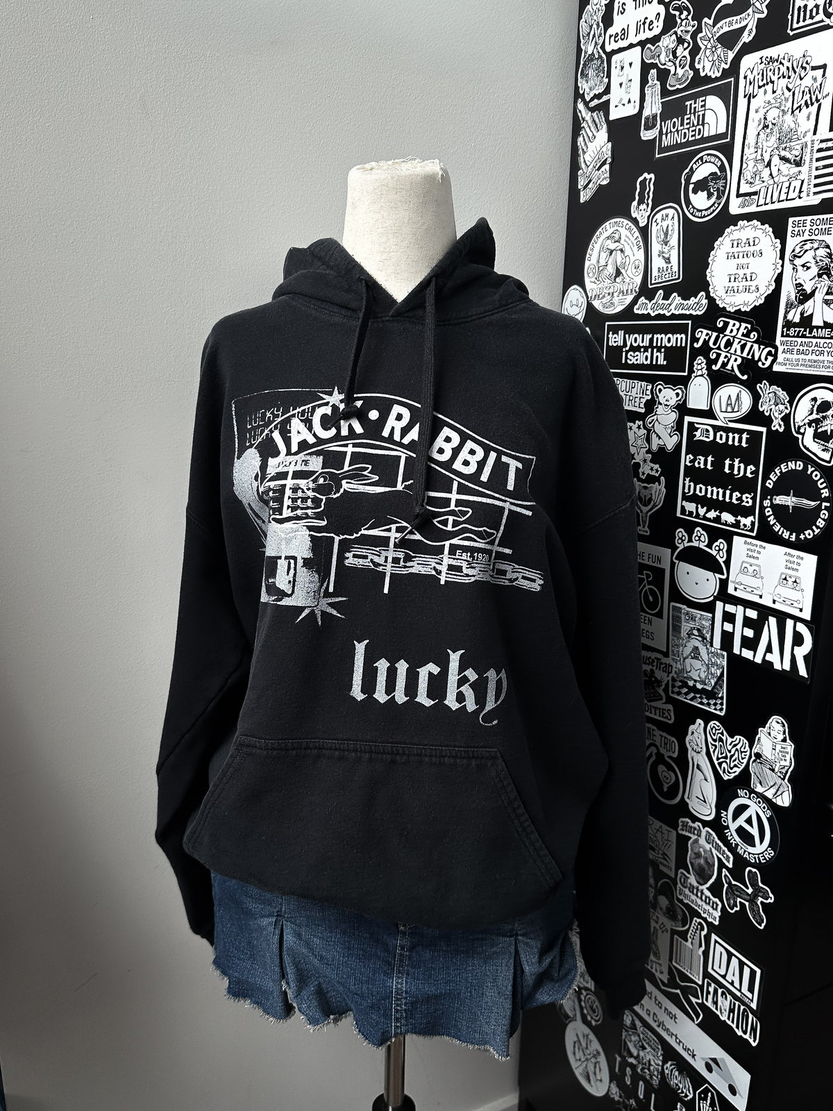 LUCKY RABBIT blastover hoodie - L