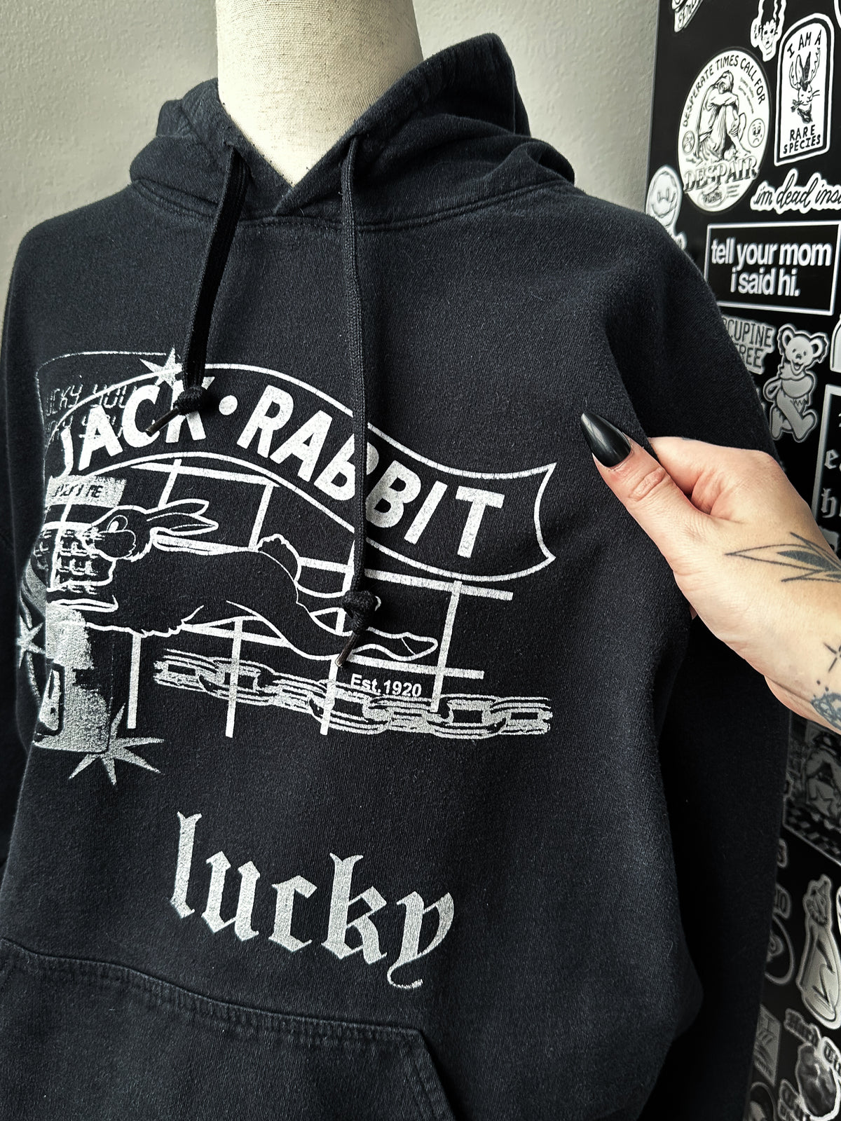 LUCKY RABBIT blastover hoodie - L