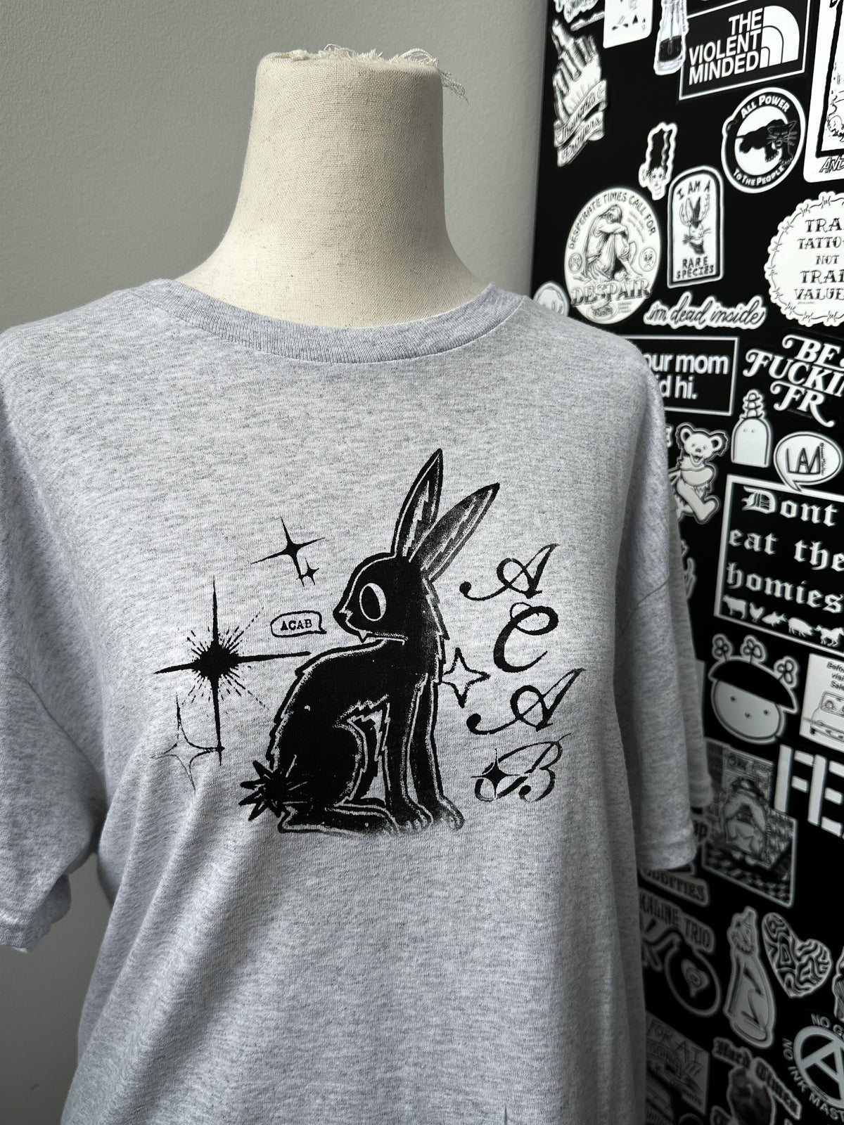 ACAB BUNNY unisex tee - L