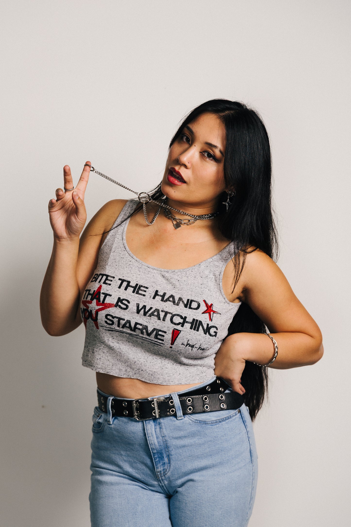 BITE THE HAND Tank - M