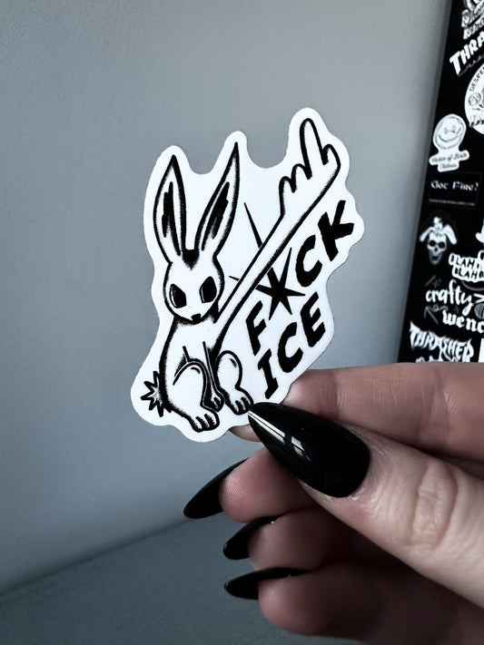 FCK ICE sticker