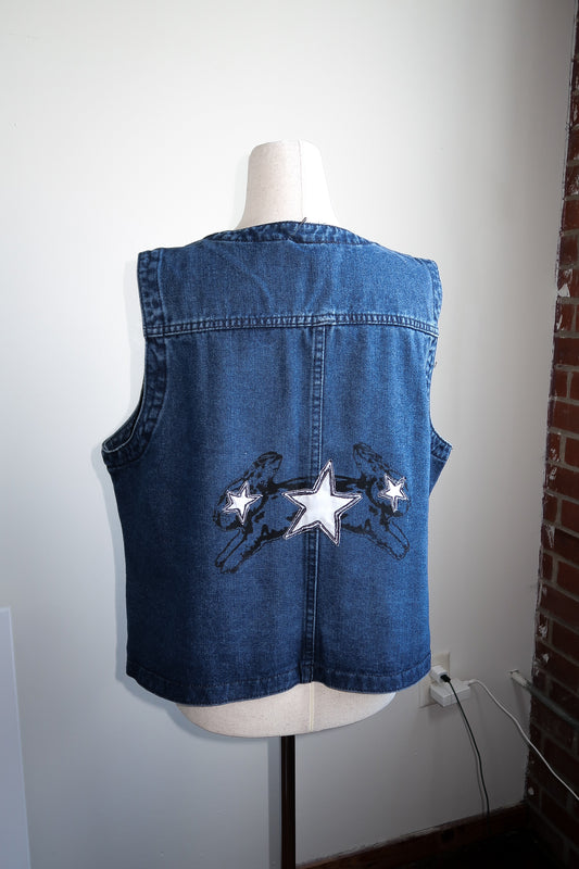 BUNNY Denim Vest - XL