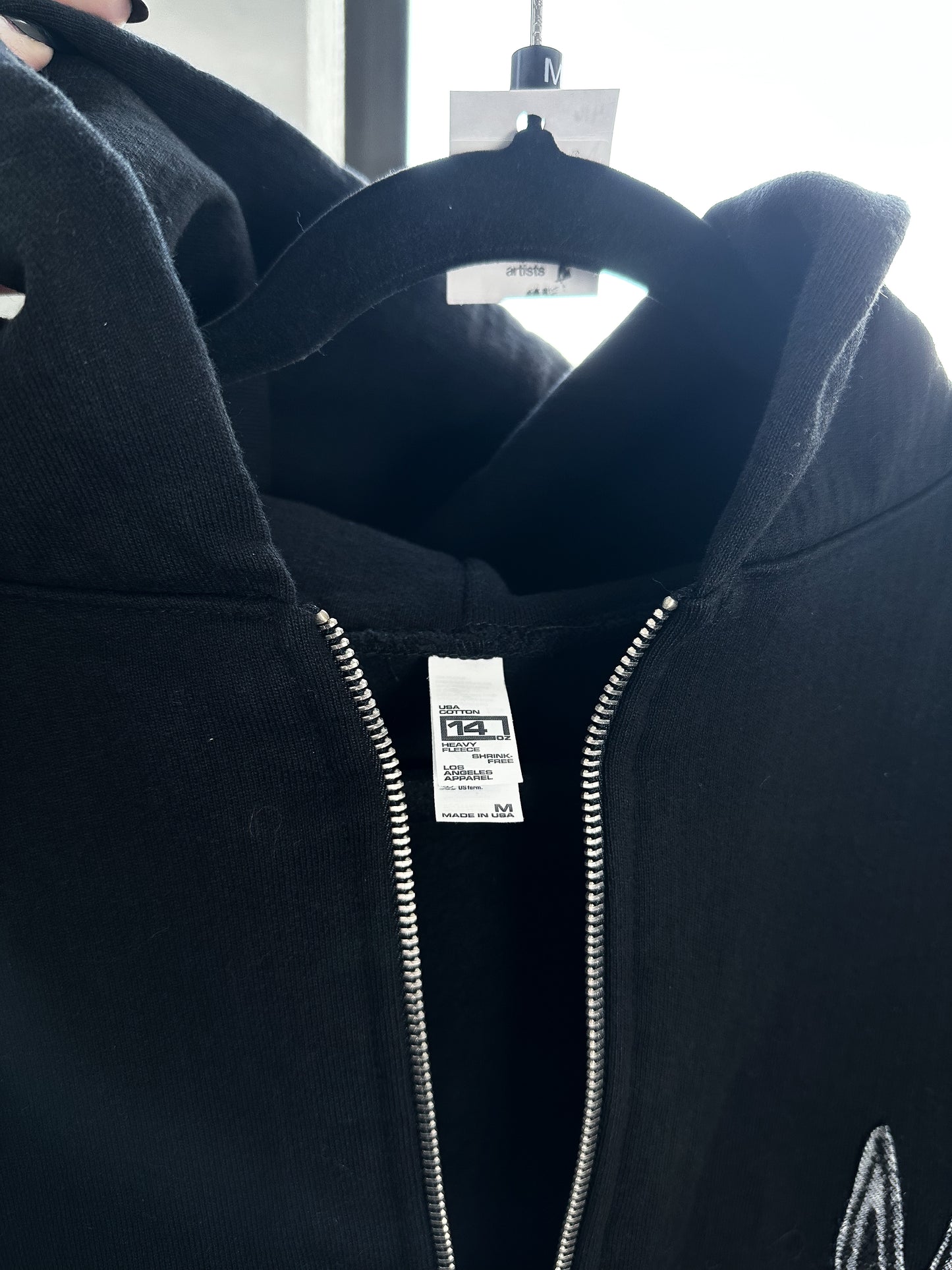 PATCHWORK BUNNIES zip hoodie - M
