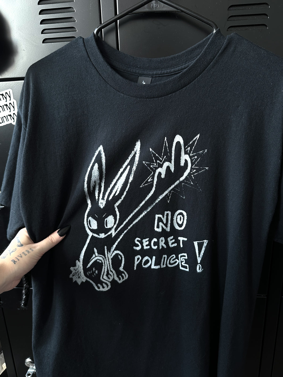 NO SECRET POLICE unisex tee *