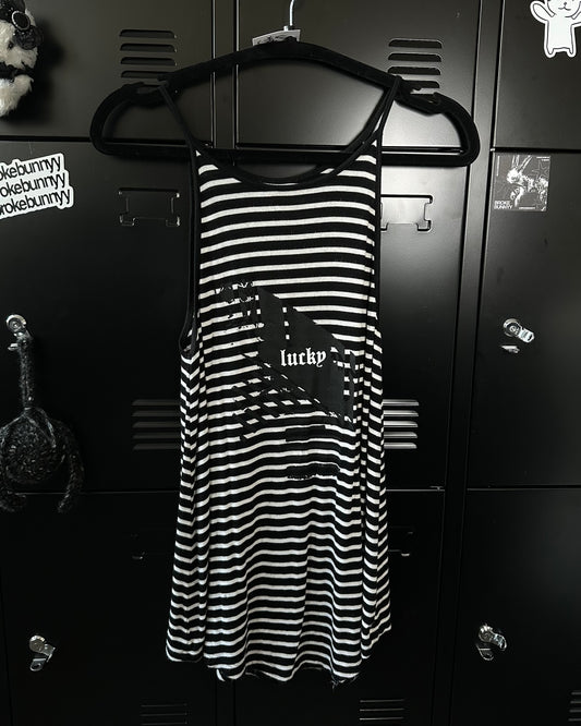 LUCKY striped tank - S