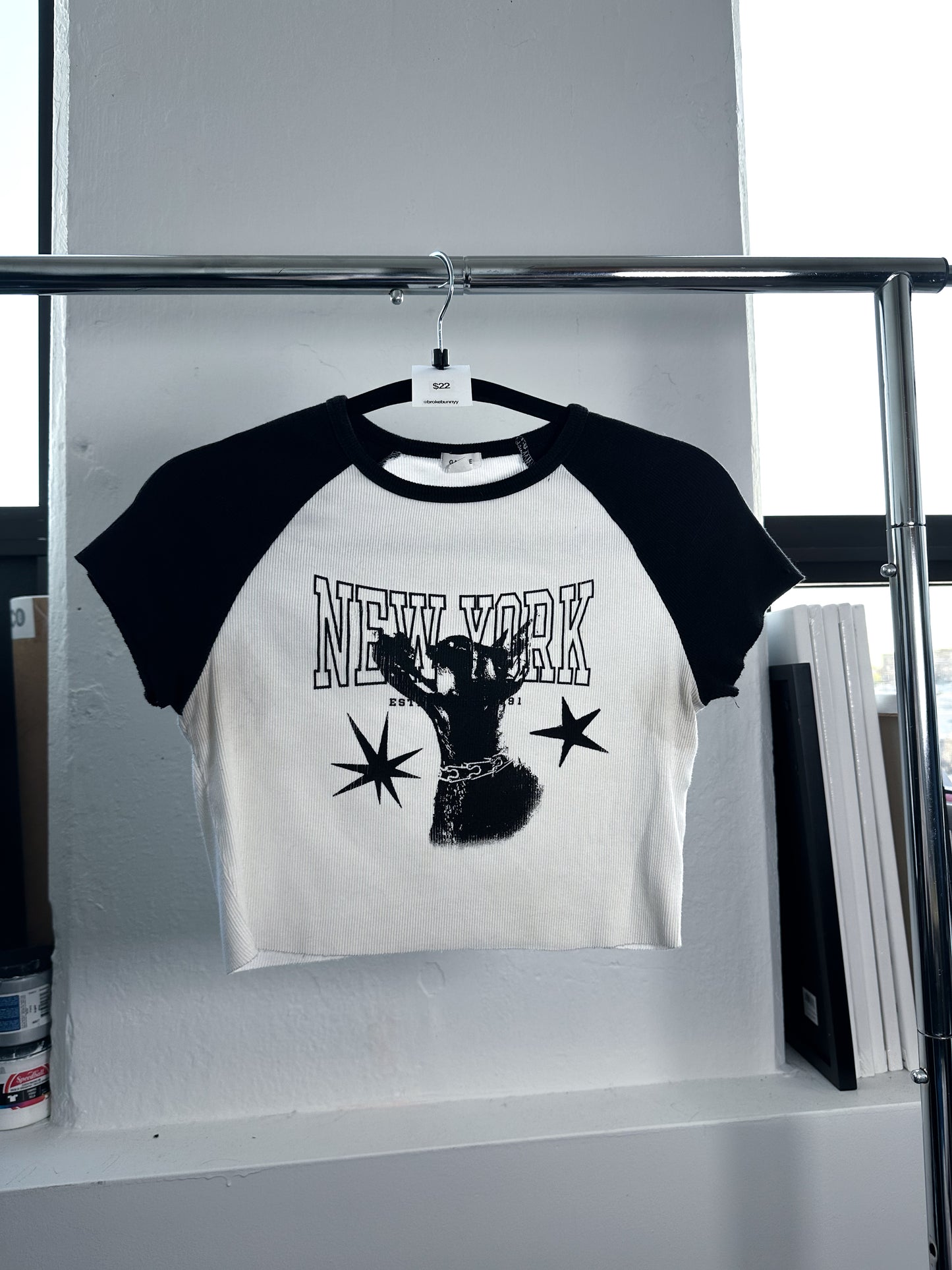 STAR PUP NY baby tee - M