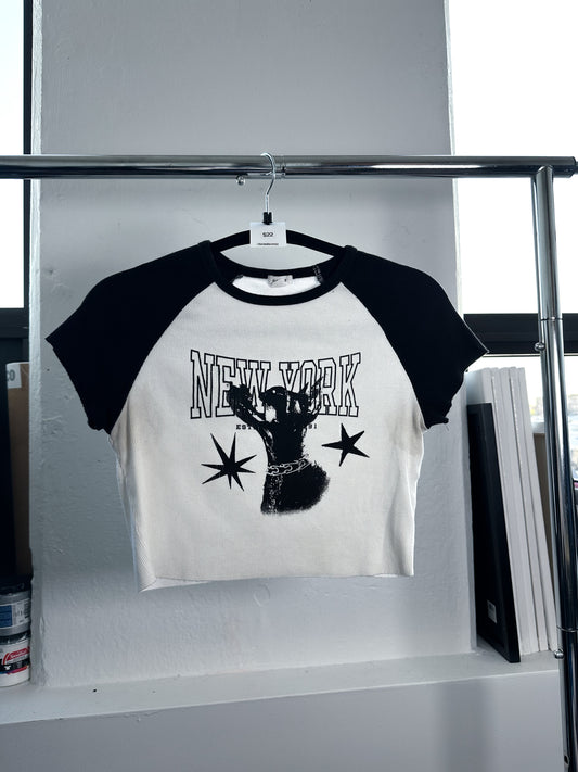 STAR PUP NY baby tee - M