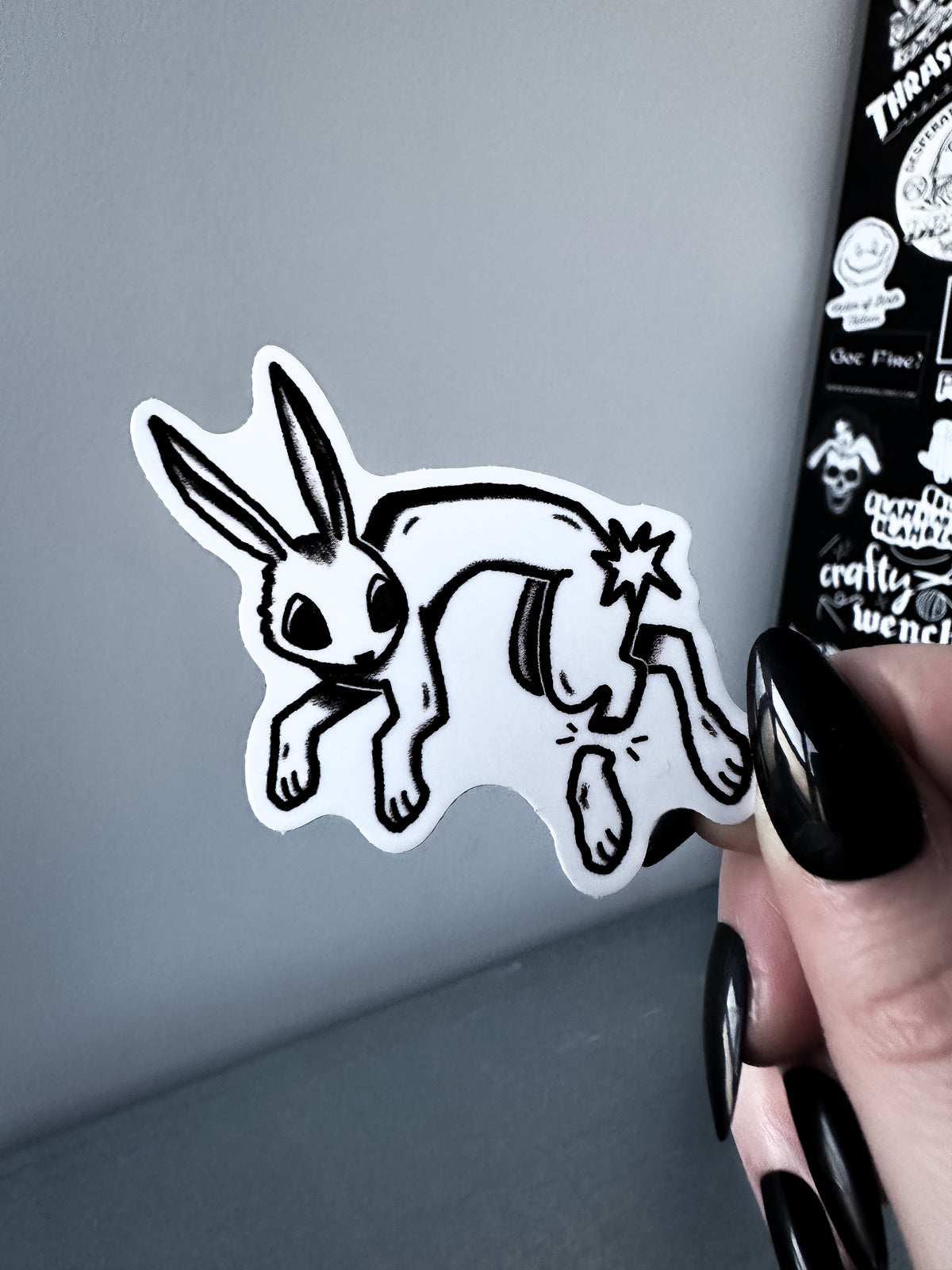 BROKE BUNNY sticker