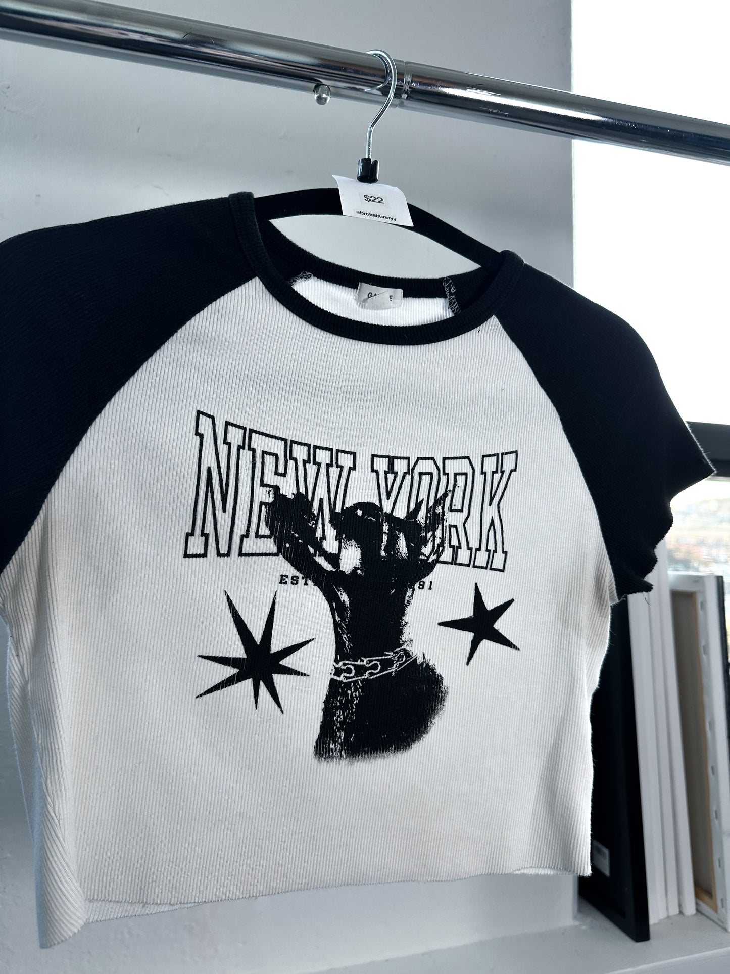 STAR PUP NY baby tee - M