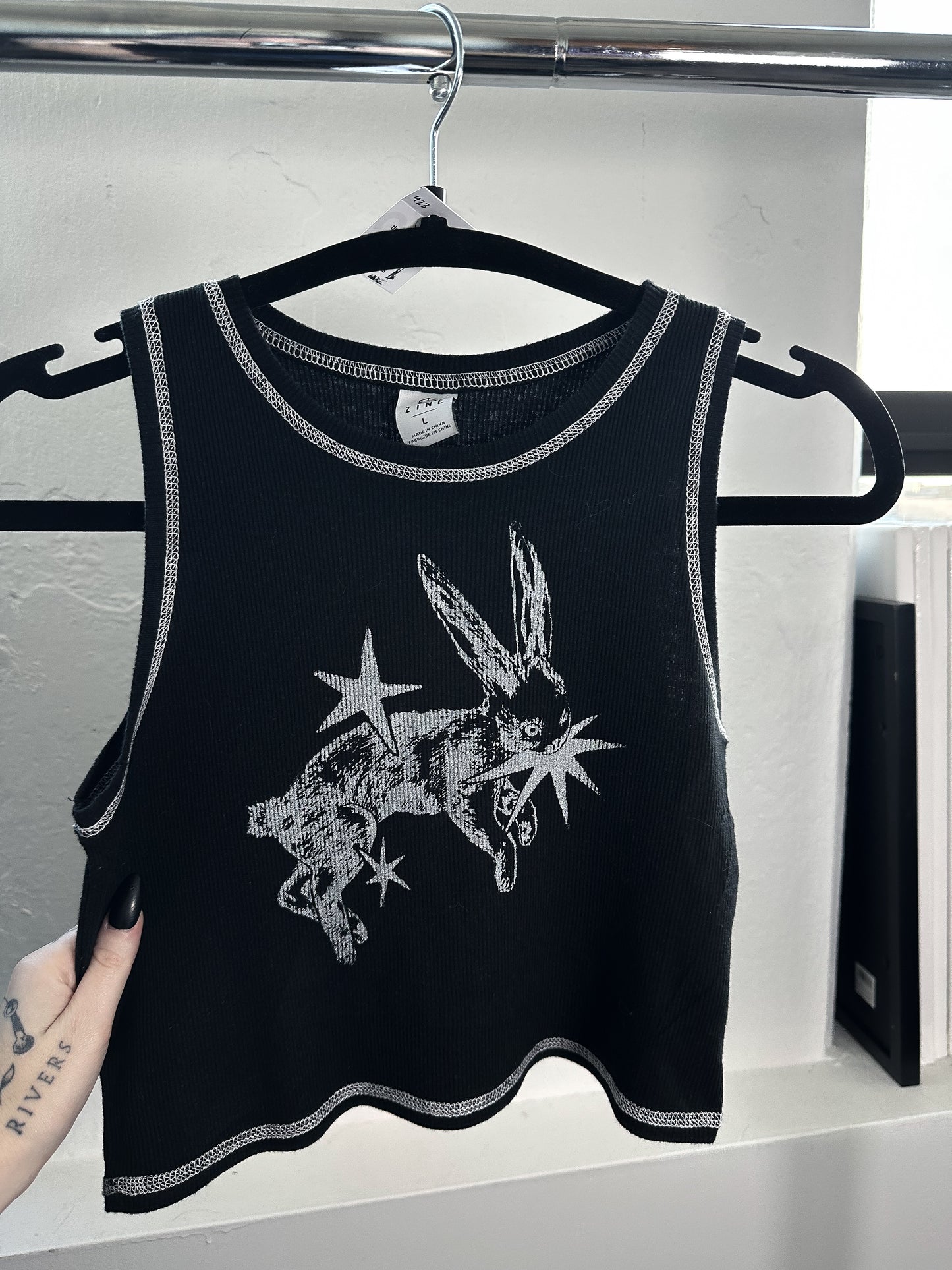 STAR BUNNY tank - L