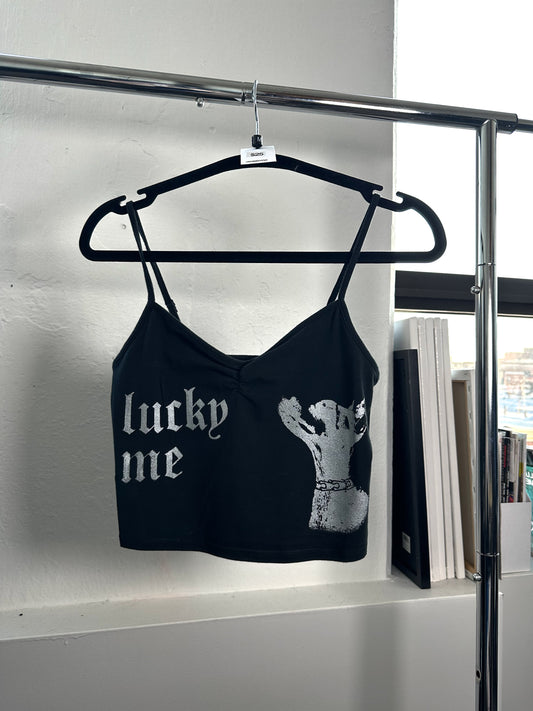 LUCKY ME PUP tank - M