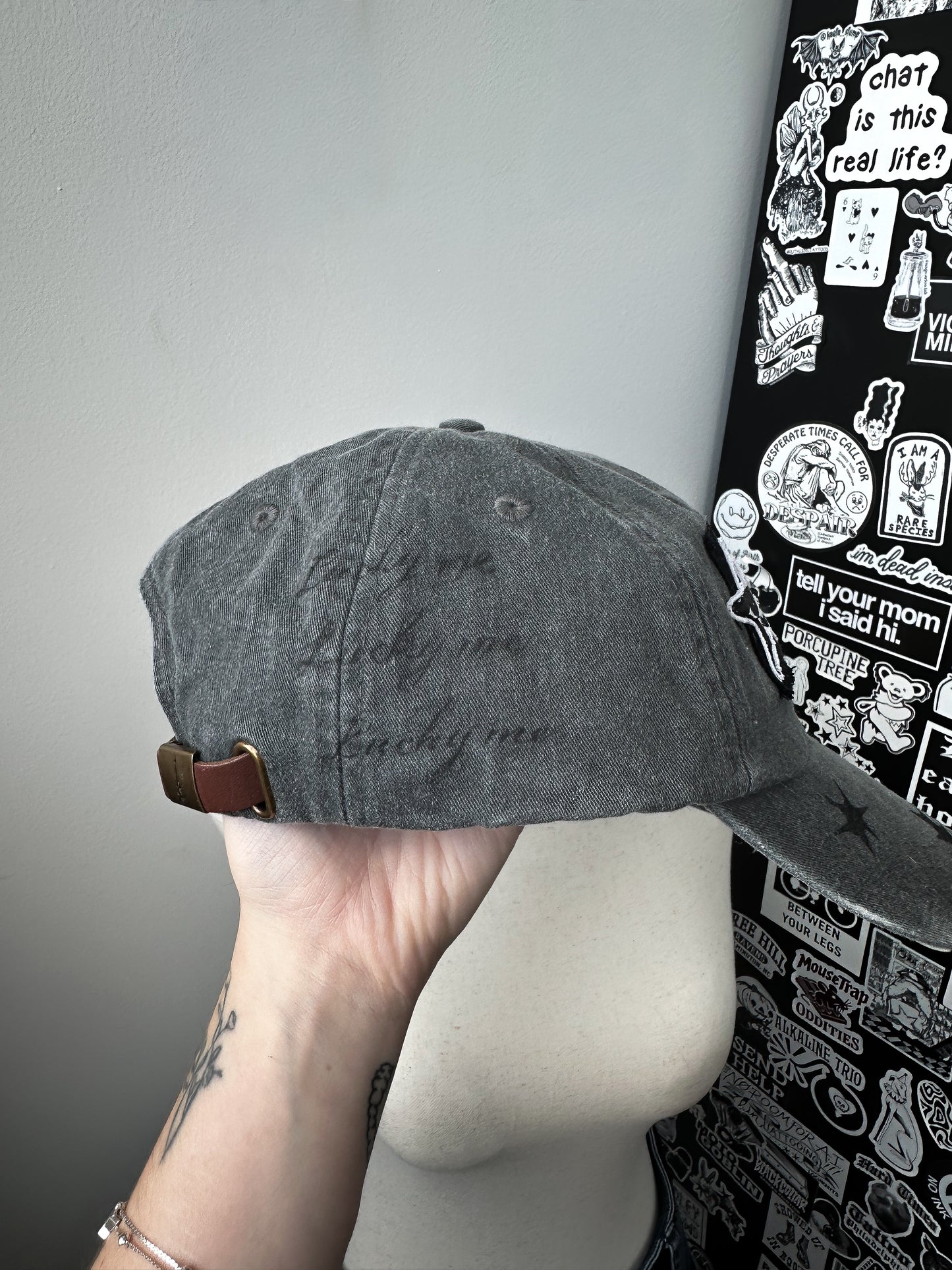 STAR EYES patchwork hat