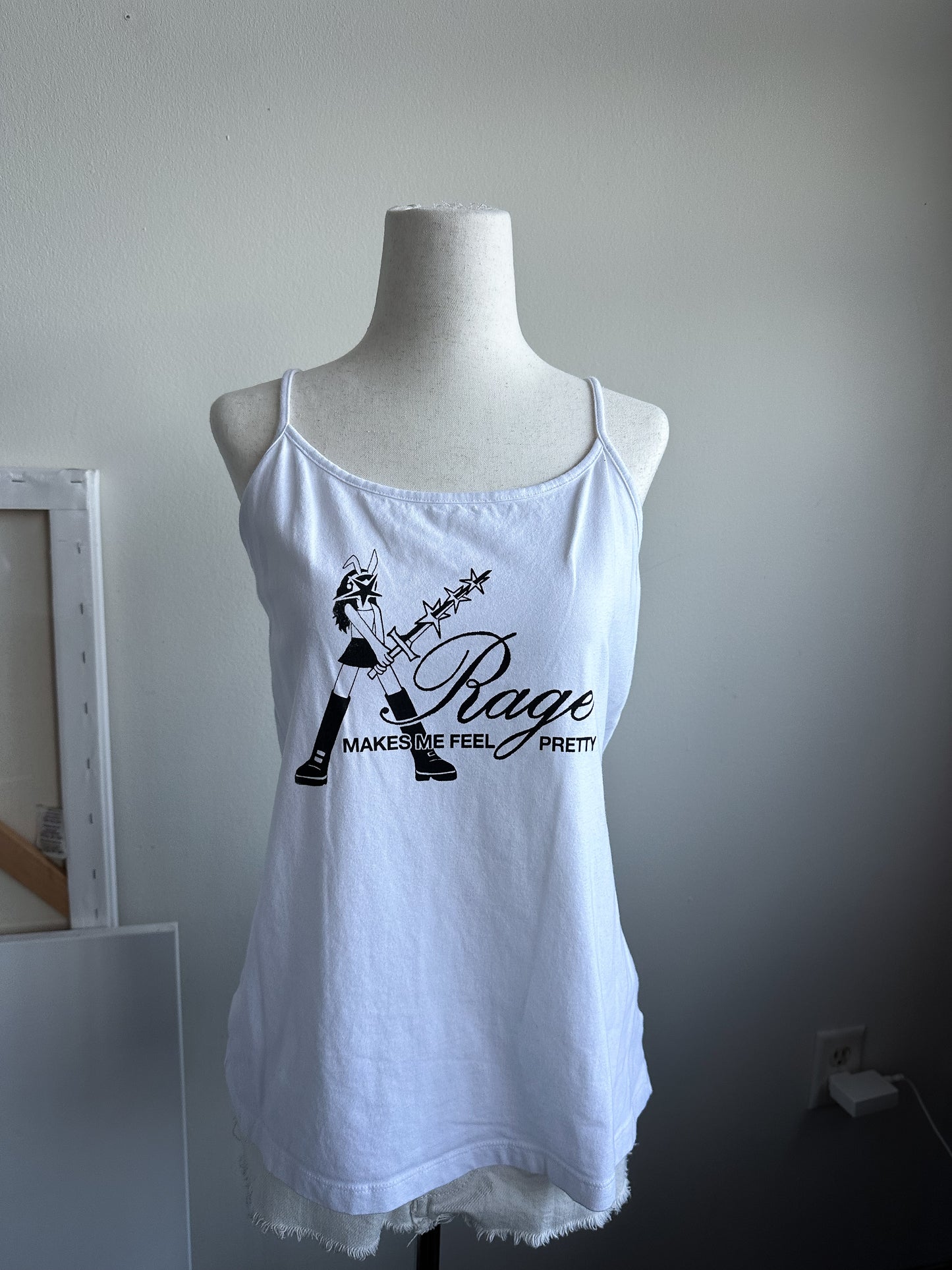 RAGE MAKES ME FEEL PRETTY Tank - XL