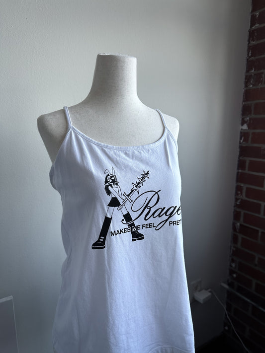RAGE MAKES ME FEEL PRETTY Tank - XL