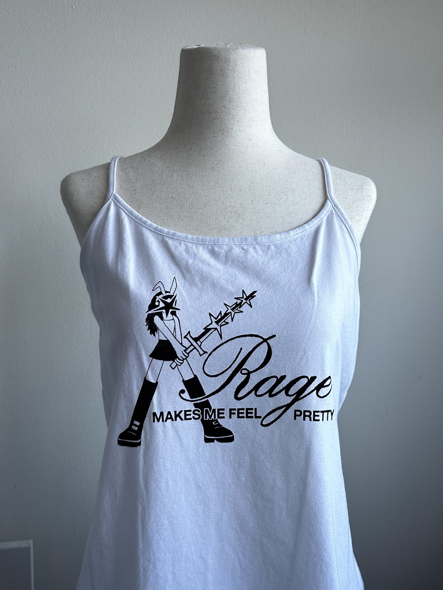 RAGE MAKES ME FEEL PRETTY Tank - XL
