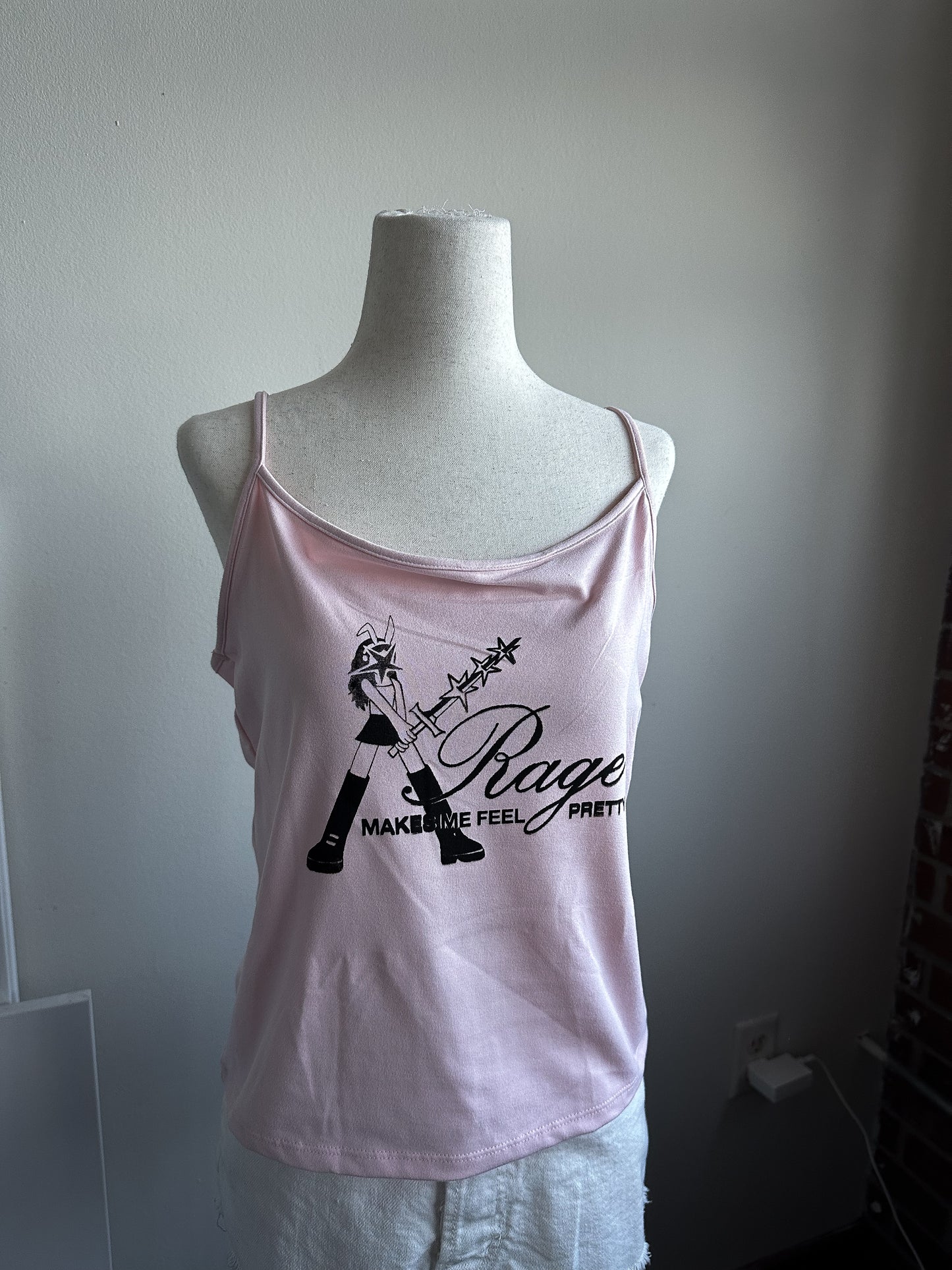 RAGE MAKES ME FEEL PRETTY Tank - XL