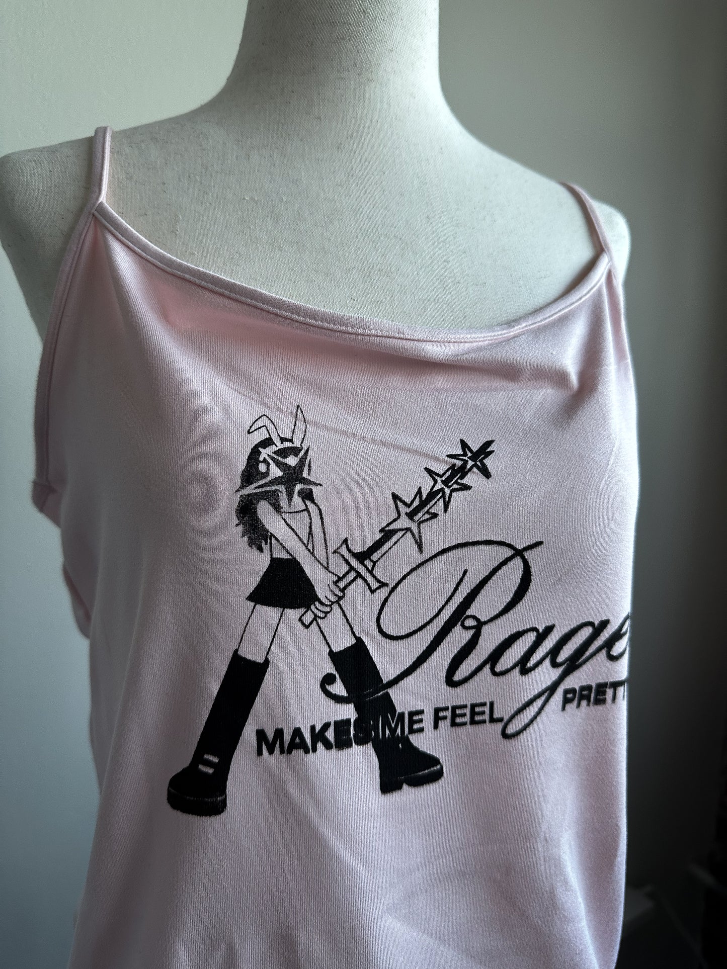 RAGE MAKES ME FEEL PRETTY Tank - XL