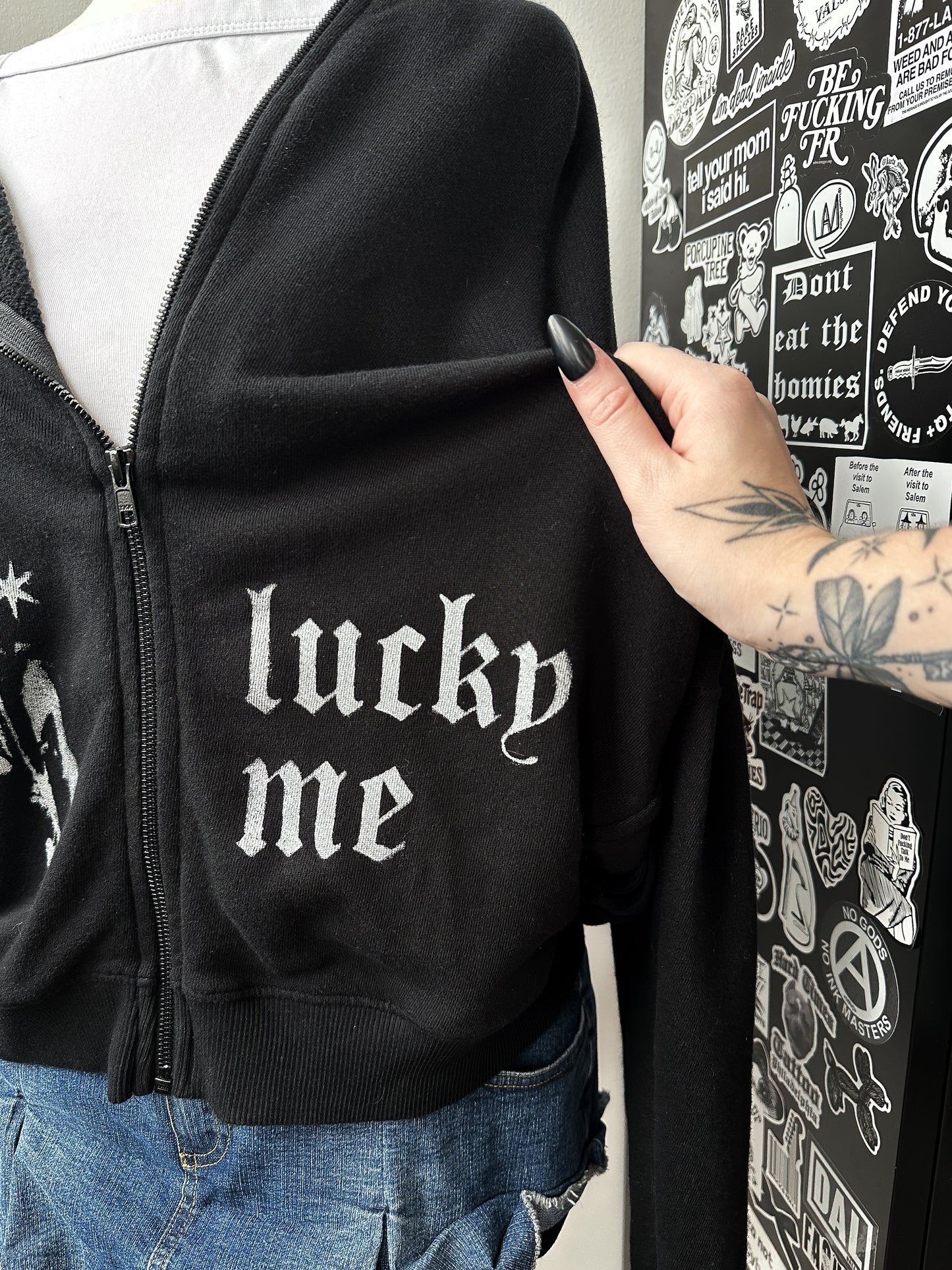 LUCKY ME STAR PUP hoodie - S