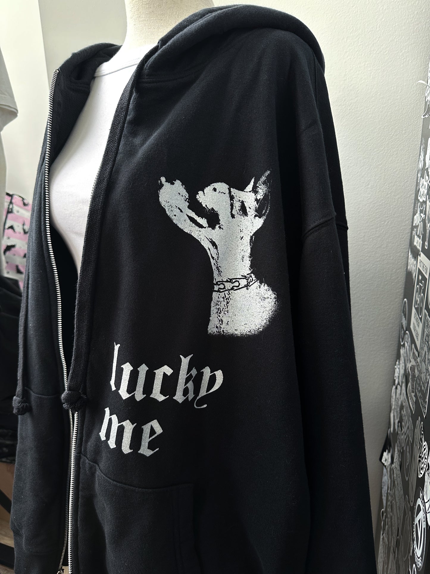LUCKY STAR PUPS hoodie - XL