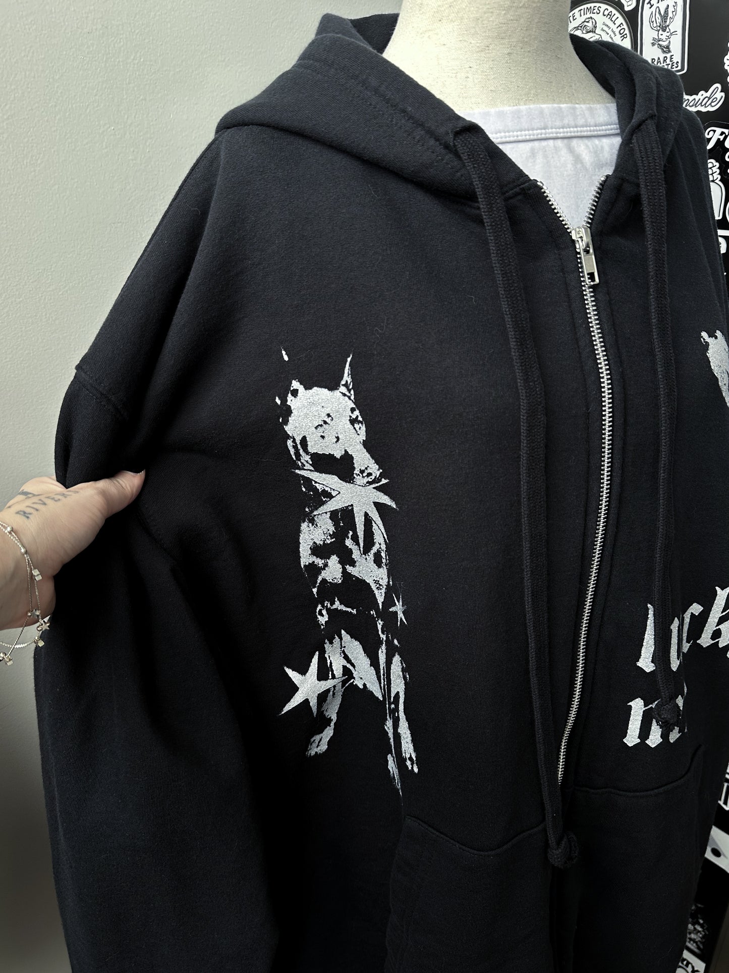 LUCKY STAR PUPS hoodie - XL