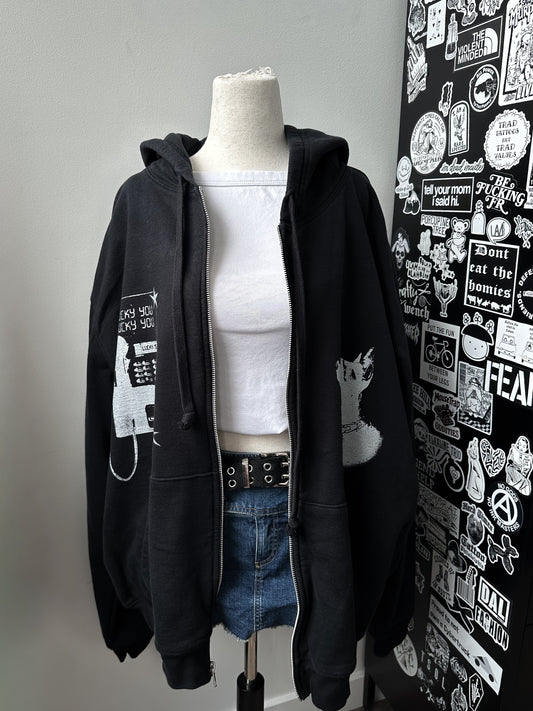LUCKY YOU PHONE hoodie - XL