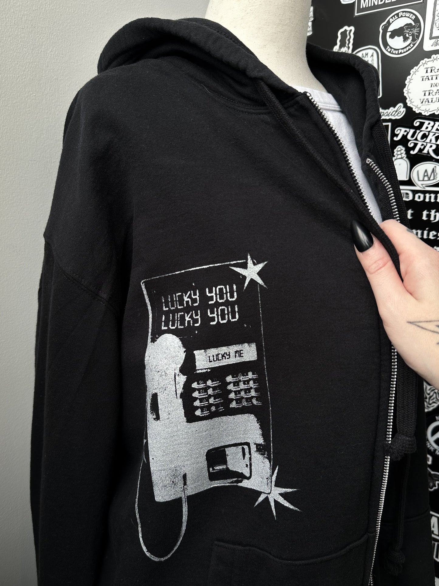 LUCKY YOU PHONE hoodie - XL