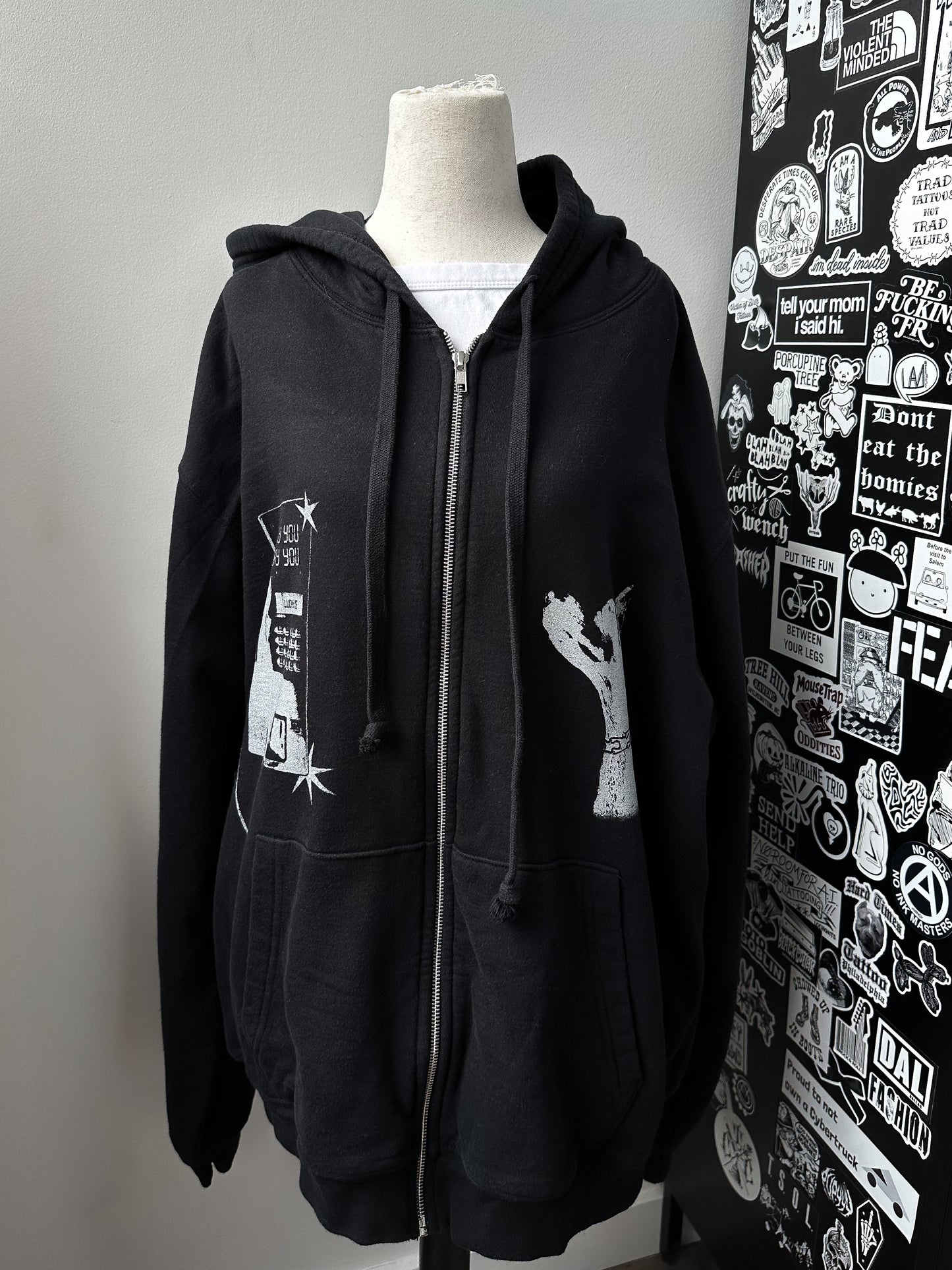 LUCKY YOU PHONE hoodie - XL