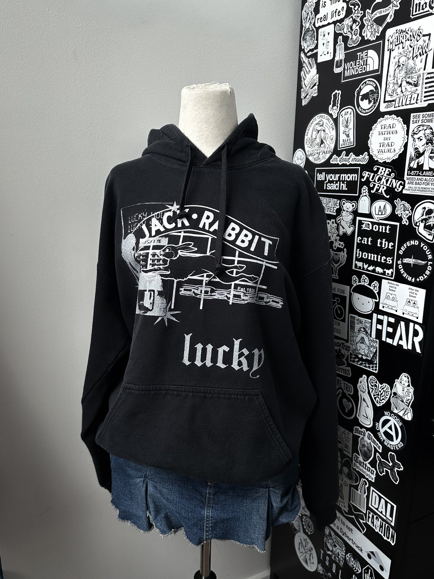 LUCKY RABBIT blastover hoodie - L