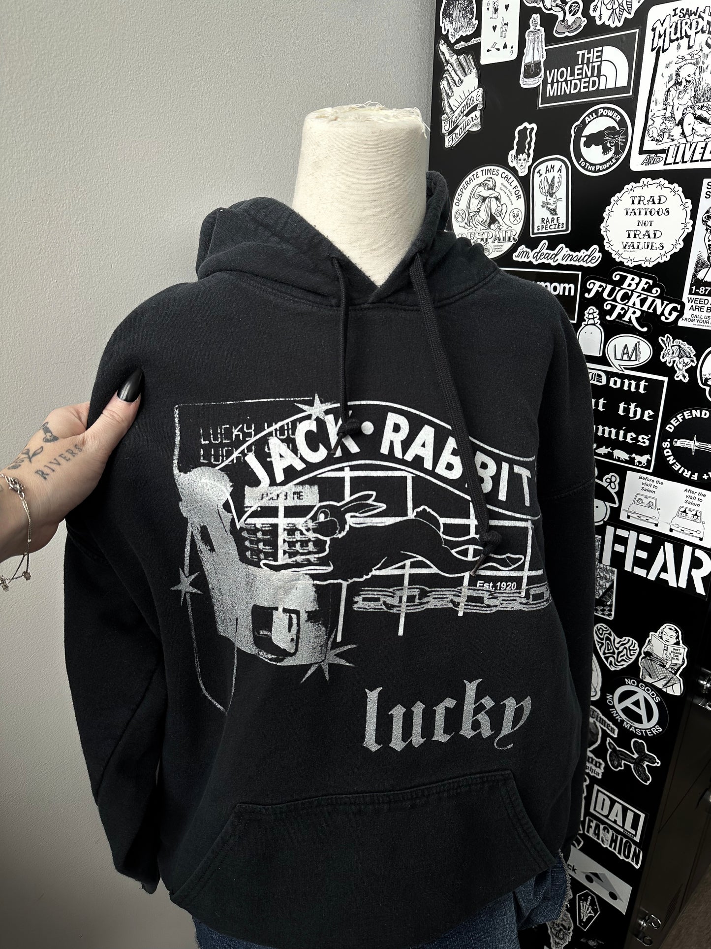LUCKY RABBIT blastover hoodie - L