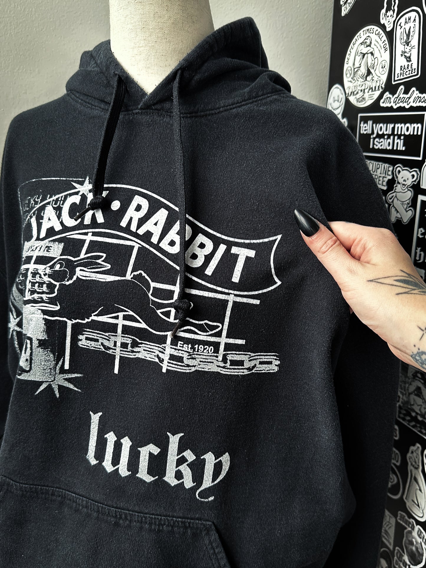 LUCKY RABBIT blastover hoodie - L