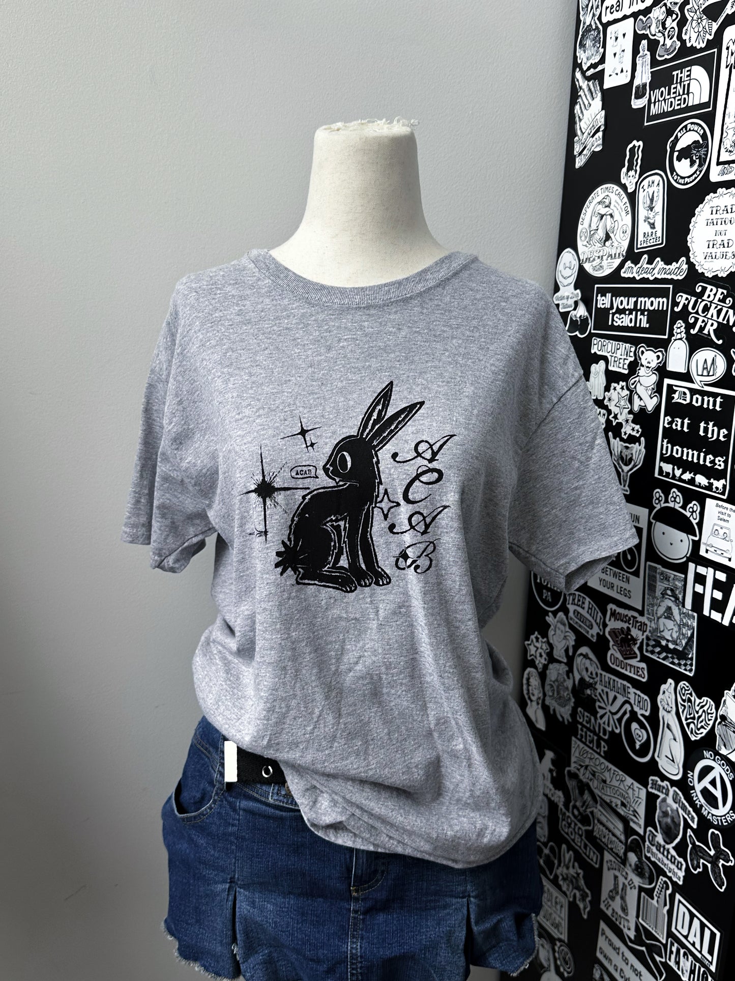 ACAB BUNNY unisex tee - M