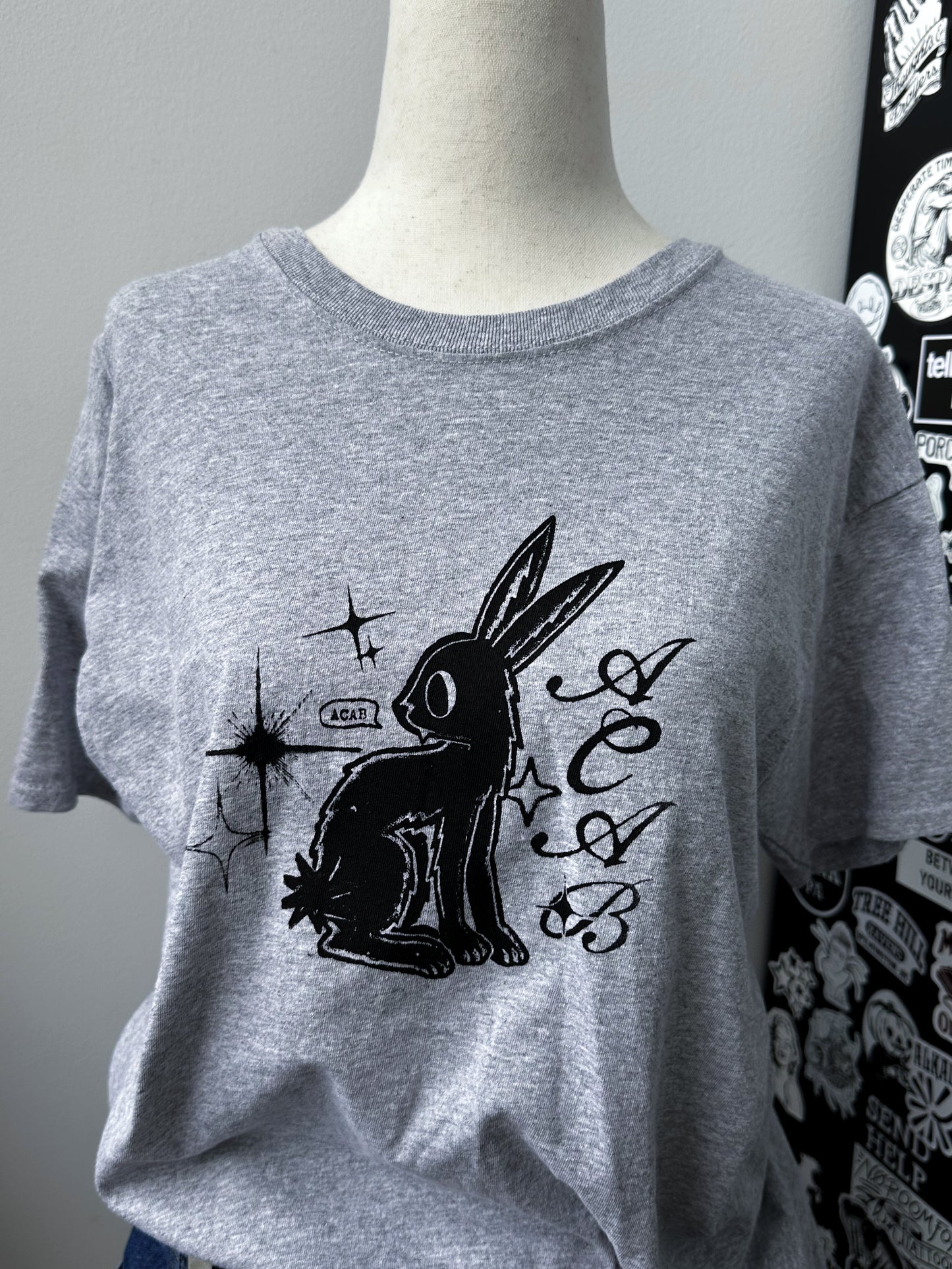 ACAB BUNNY unisex tee - M