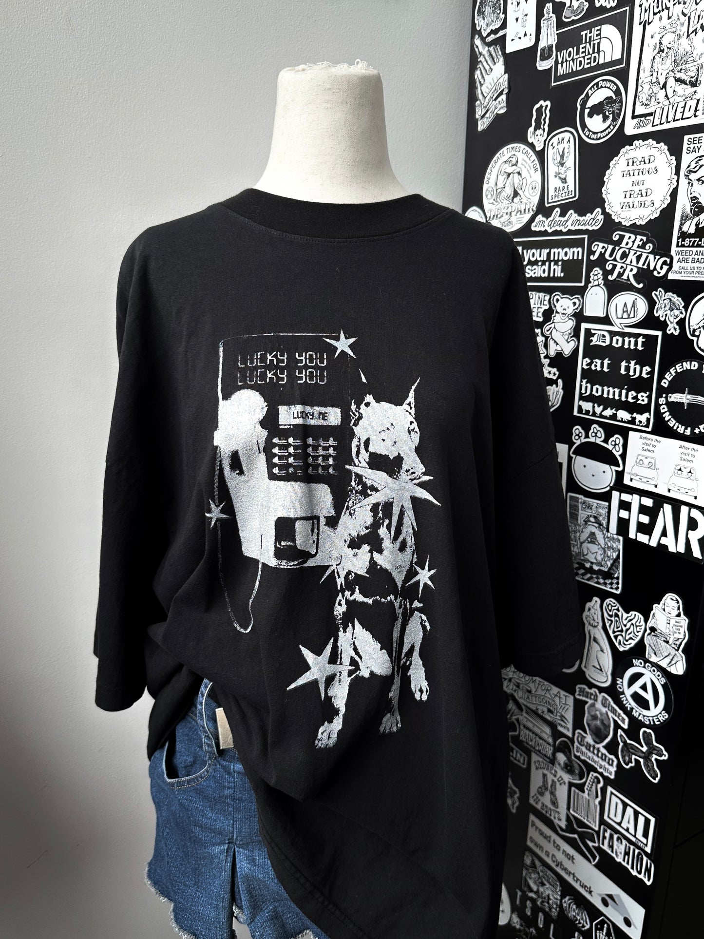 LUCKY STAR PUP unisex tee - XL