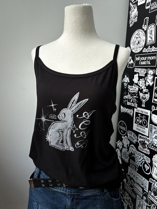 ACAB BUNNY ribbed tank - XL
