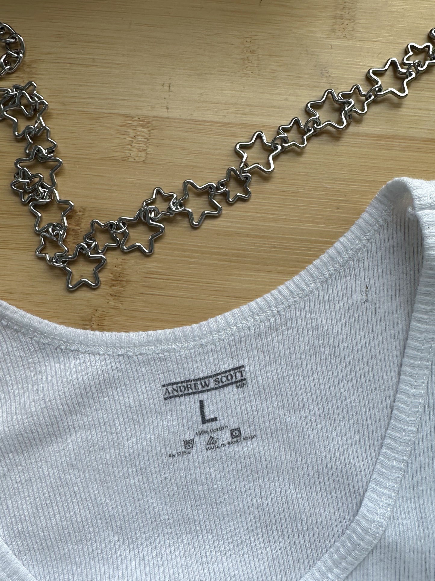 BROKEN BUNNY ribbed tank - L