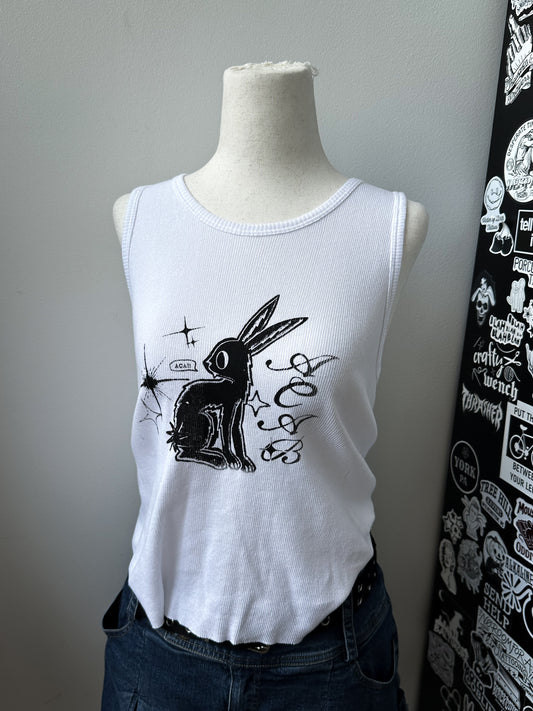 ACAB BUNNY ribbed tank - L
