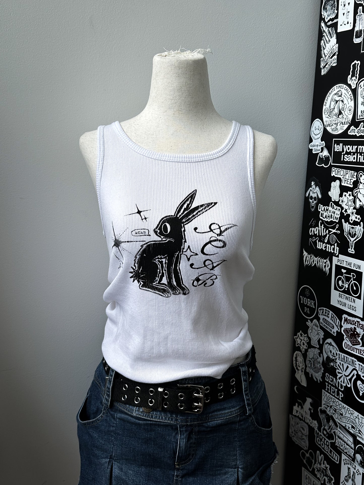 ACAB BUNNY ribbed tank - M