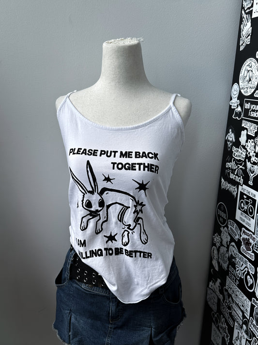 BROKEN BUNNY tank - L